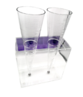 SOPORTE DE CONO IMHOFF DE ACRILICO DE 2 POSICIONES (TF-P0210), - Imagen 3