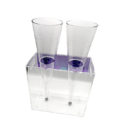 SOPORTE DE CONO IMHOFF DE ACRILICO DE 2 POSICIONES (TF-P0210), - Imagen 2