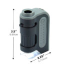MACROSCOPIO DE BOLSILLO 60 -120X C/LUZ LED (MM-300) - Imagen 3