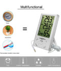 MEDIDOR DE HUMEDAD Y TEMPERATURA CON RELOJ (TA298), - Imagen 2